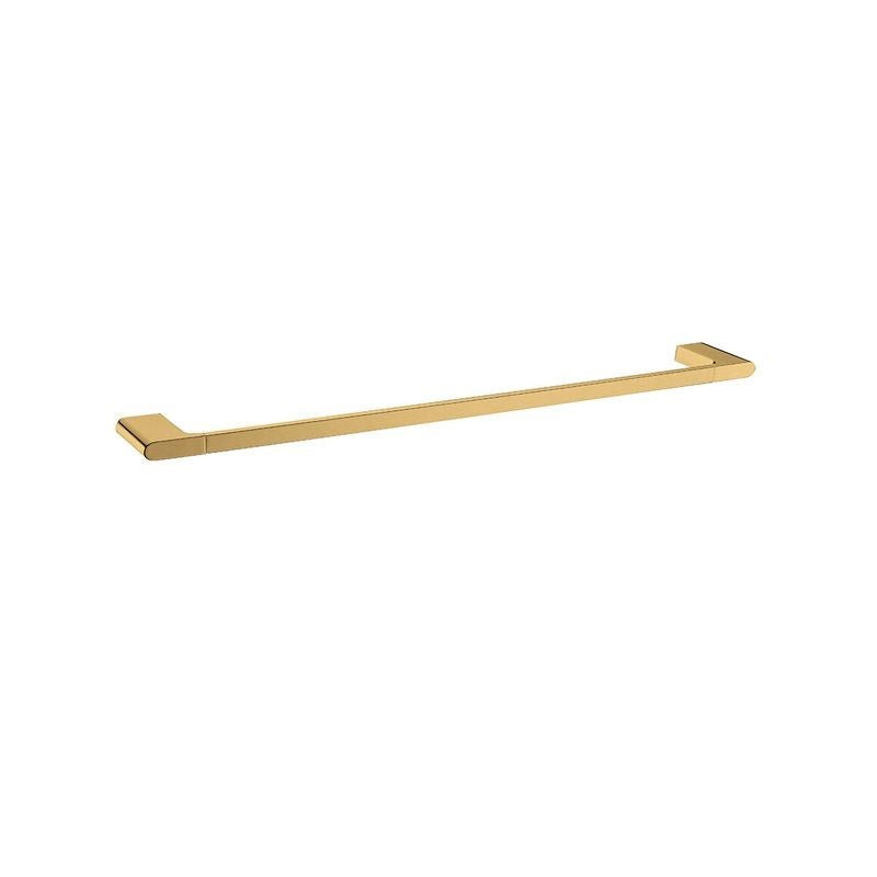 VOG Series Brushed Brass Single Towel Rail 600mm