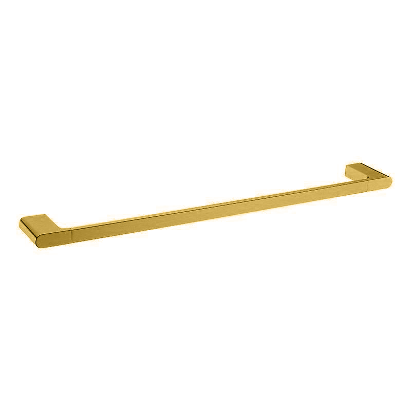 VOG Series Brushed Brass Single Towel Rail 800mm
