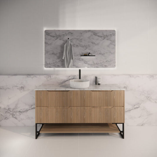 1500mm * American oak           * Fluted style          *  2 tiers                 4 Drawers                      * Freestanding