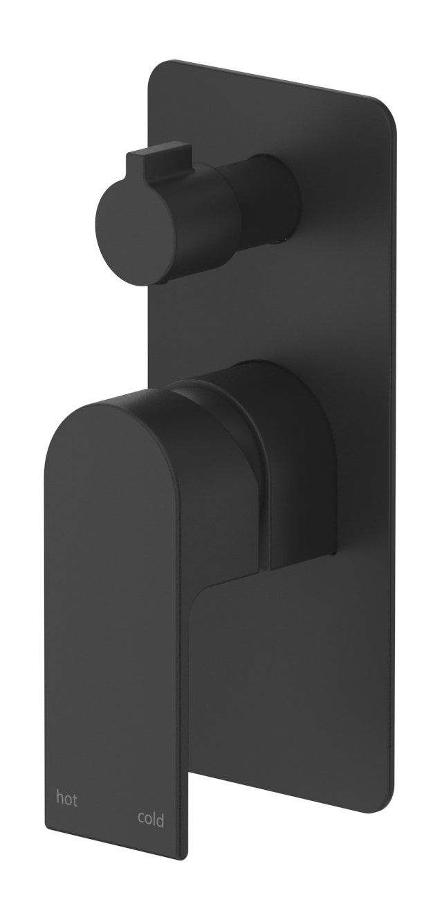 Beki Mixer Diverter - 1P - TRIM KIT - Black