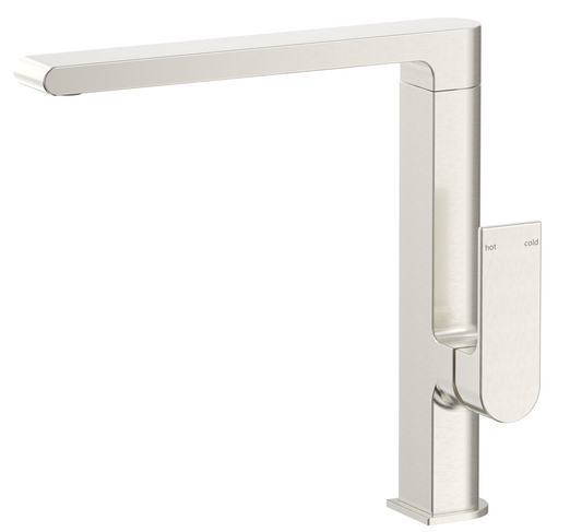 Beki Sink Mixer - Brushed Nickel