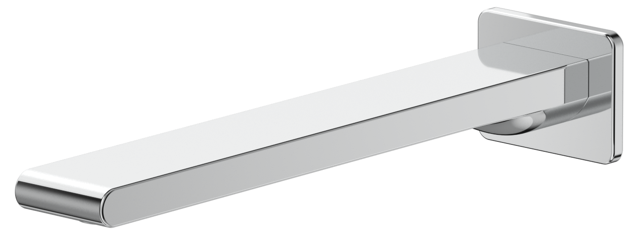 Beki Bath Spout - 220mm - Chrome
