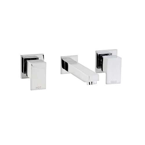 BO LAUREN Bath Set (Wall Stops + 150mm Bath Spout) - Chrome
