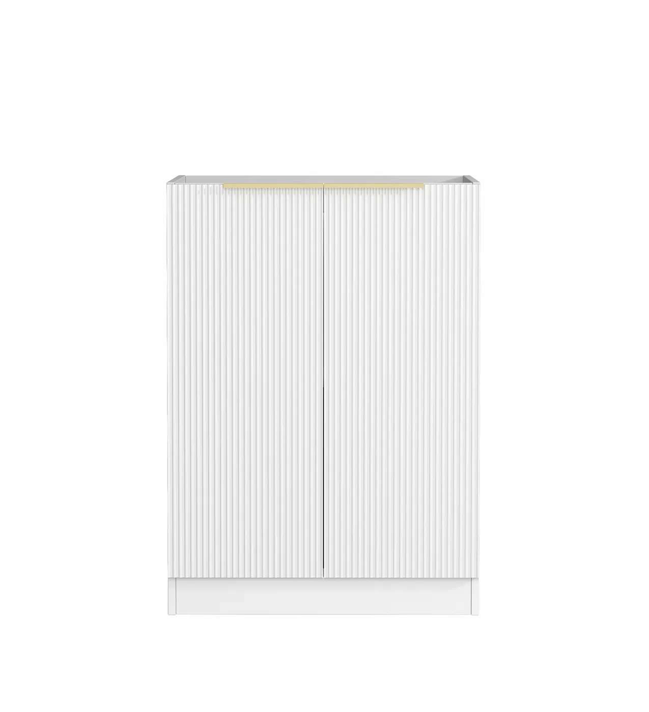 Bondi White Base Laundry Cabinet with Stone Top and Sink 1060x600x900