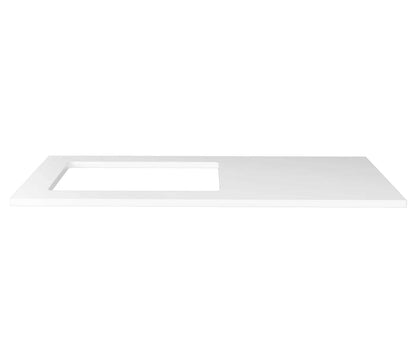 Bondi White Base Laundry Cabinet with Stone Top and Sink 1060x600x900