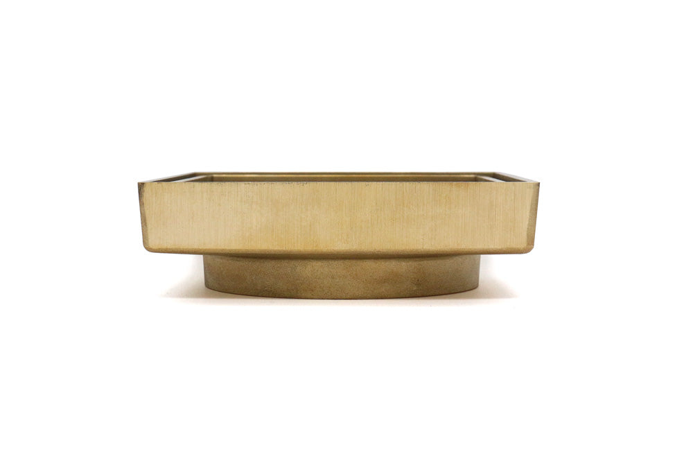 Brushed Gold Smart Tile Insert Floor Waste Shower Grate Drain (88mm outlet)