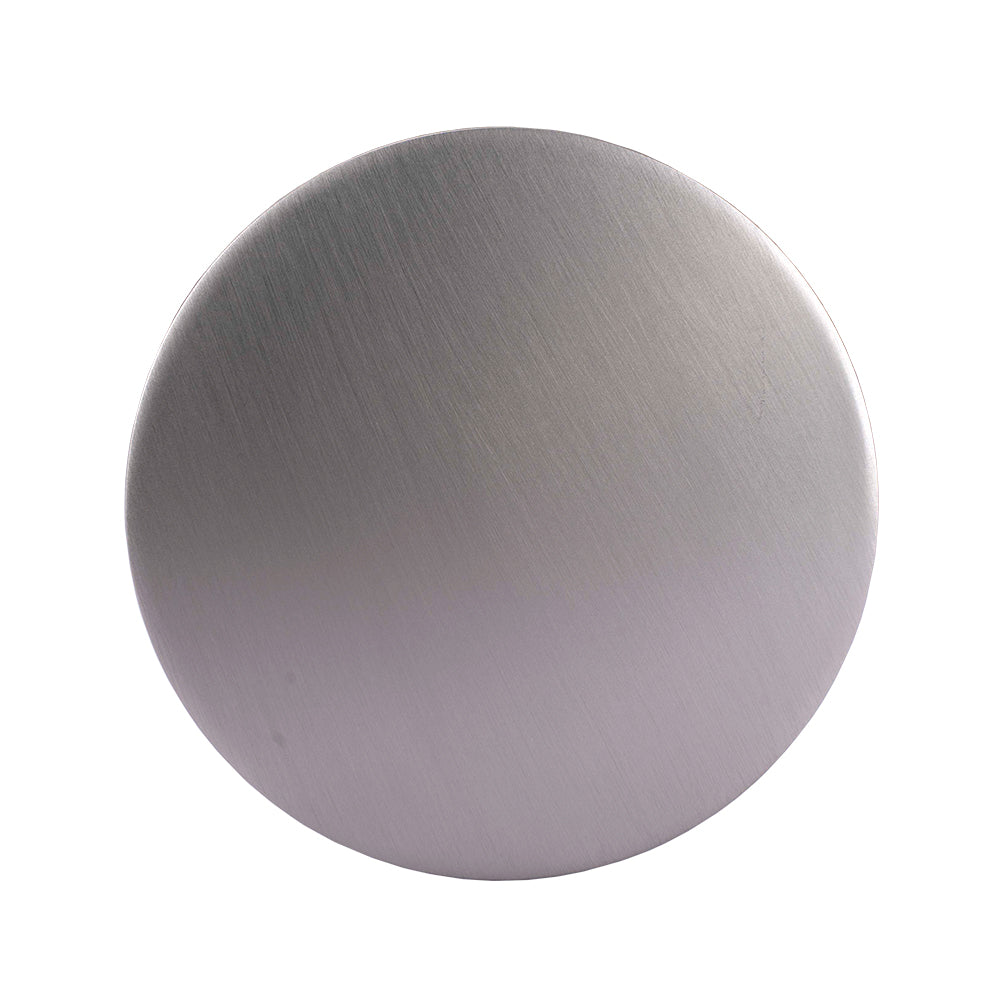 40mm Mushroom Brushed Nickel Brass Bathtub Pop Up Waste without Overflow