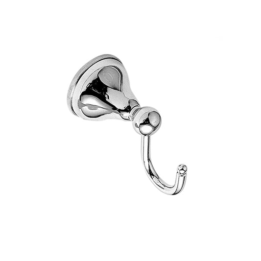 Byron Single Robe Holder  - Chrome
