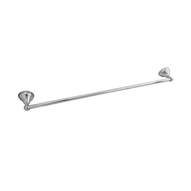 Byron Single Towel Rail  - Chrome