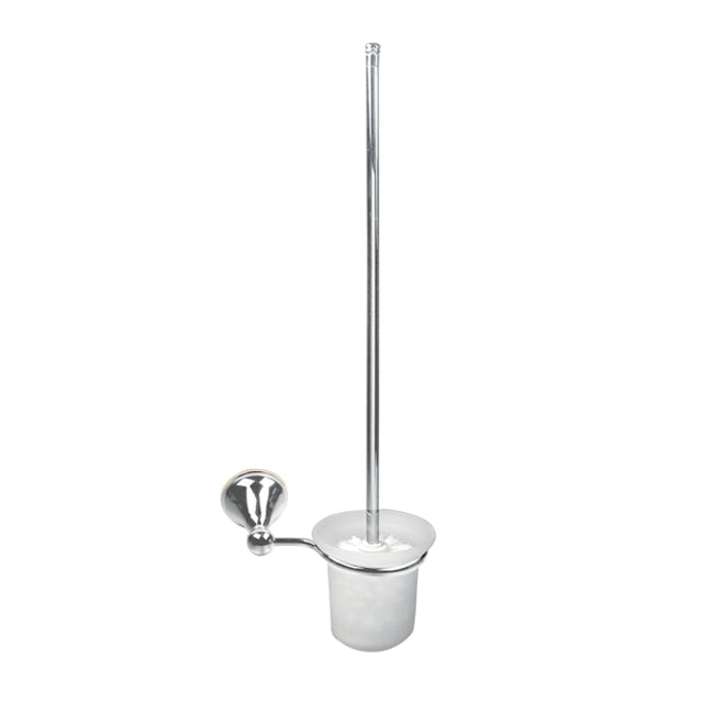 Byron Toilet Pan Brush & Holder  - Chrome