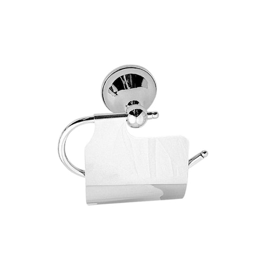 Byron Toilet Roll Holder with Flap  - Chrome
