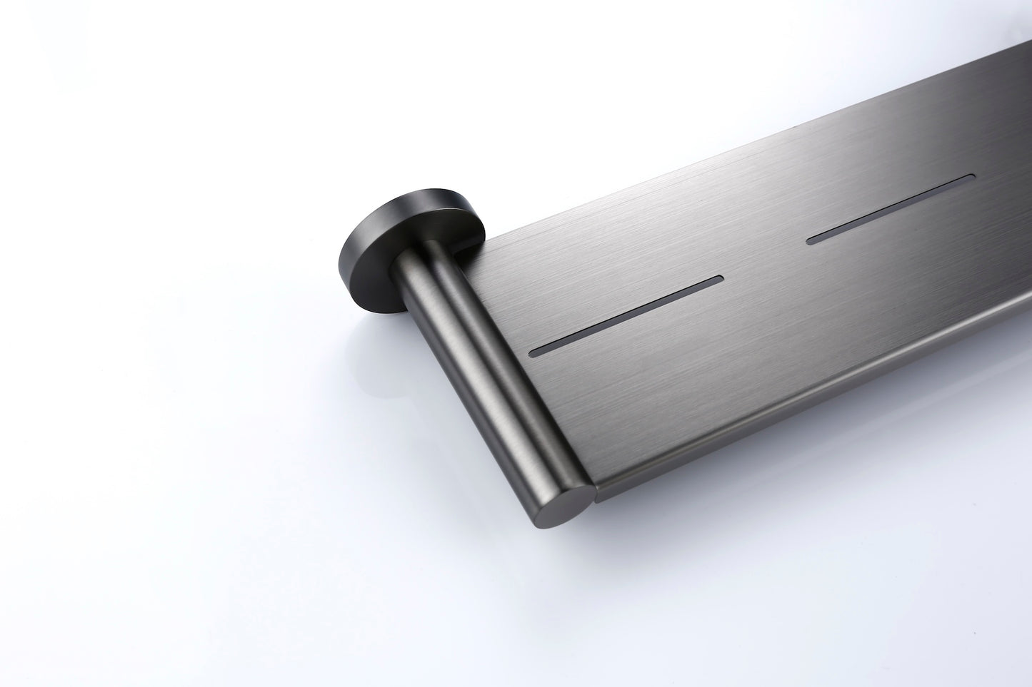 Lux S2 Metal Shower Shelf - Gunmetal