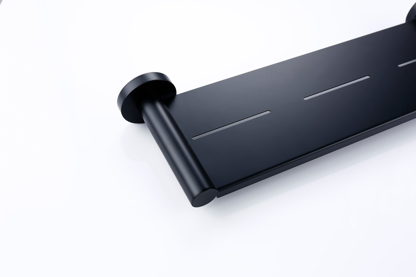 Lux S2 Metal Shower Shelf - Matte Black