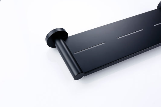 Lux S2 Metal Shower Shelf - Matte Black