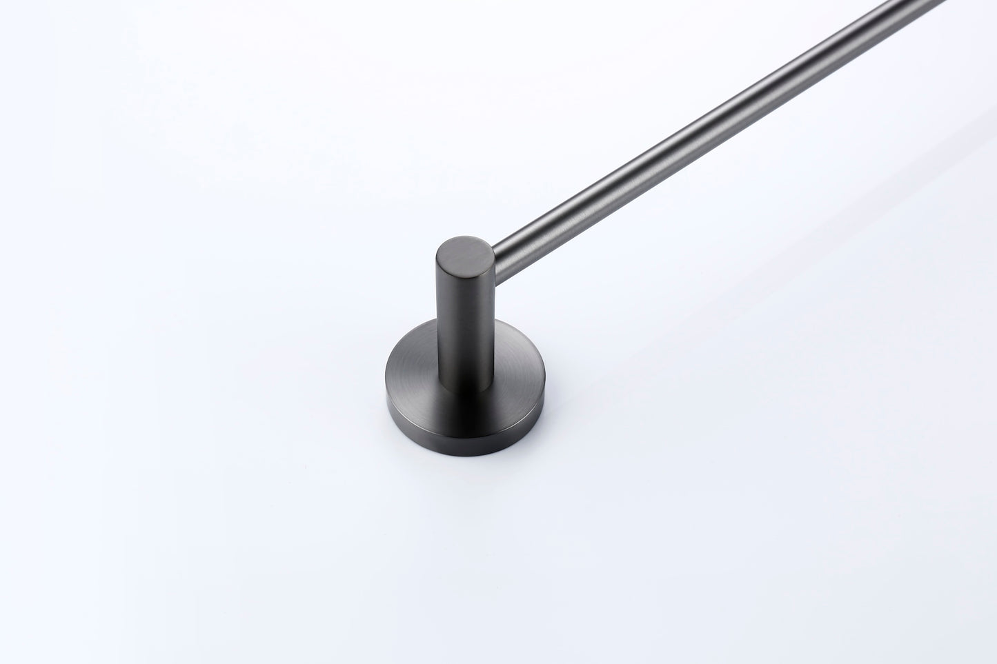 Lux S2 800mm Single Towel Rail - Gunmetal
