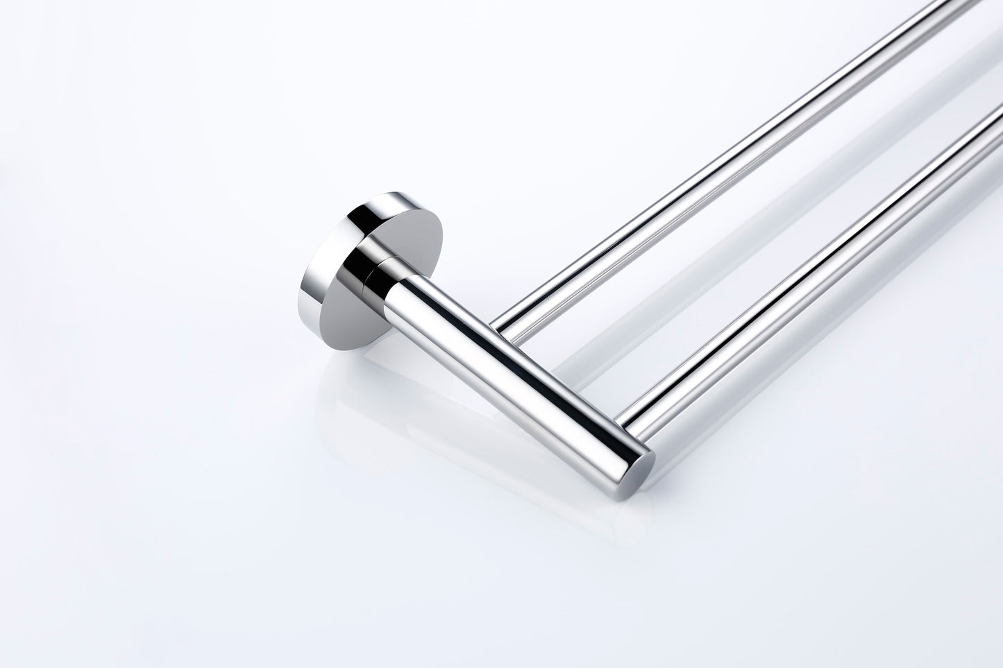Lux S2 800mm Double Towel Rail - Chrome