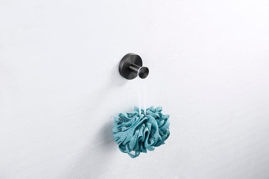 Lux S2 Single Robe Hook - Gunmetal