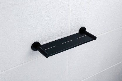 Lux S2 Metal Shower Shelf - Matte Black