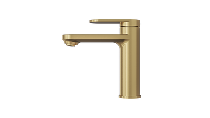 Capo Basin Mixer - Brushed Brass