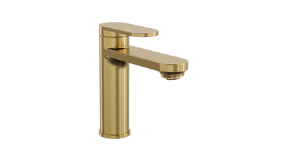 Capo Basin Mixer - Brushed Brass