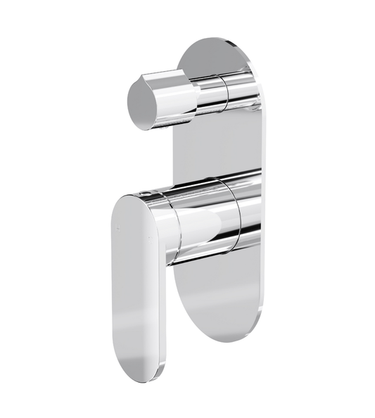 Capo 1-Plate Wall Mixer with Divertor - Chrome