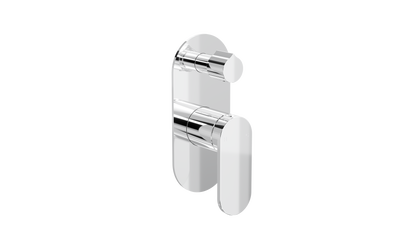 Capo 1-Plate Wall Mixer with Divertor - Chrome