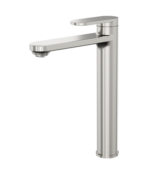 Capo Tall Basin Mixer - Brushed Nickel