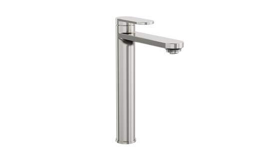 Capo Tall Basin Mixer - Brushed Nickel