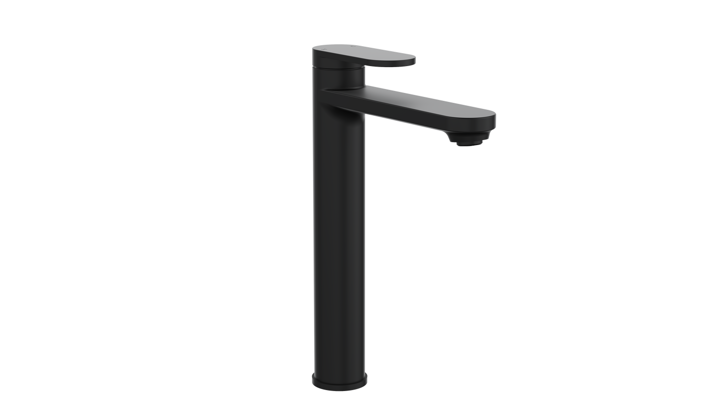 Capo Tall Basin Mixer - Matte Black