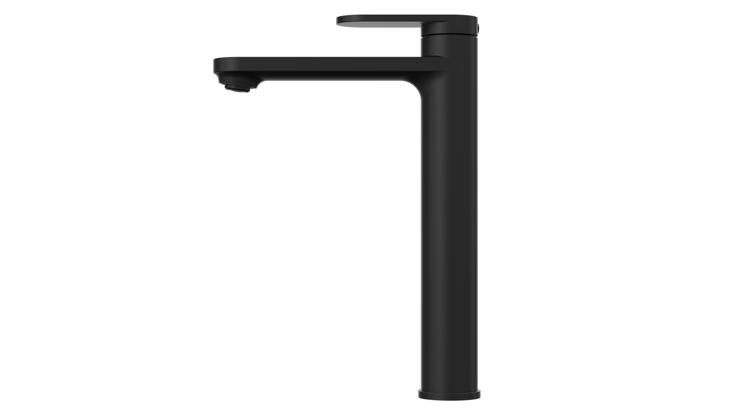 Capo Tall Basin Mixer - Matte Black