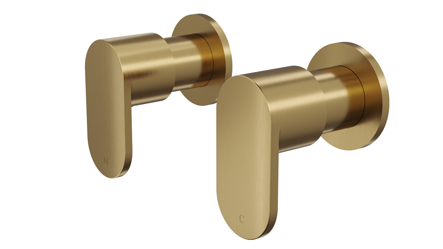 Capo Wall Top Assemblies - Brushed Brass