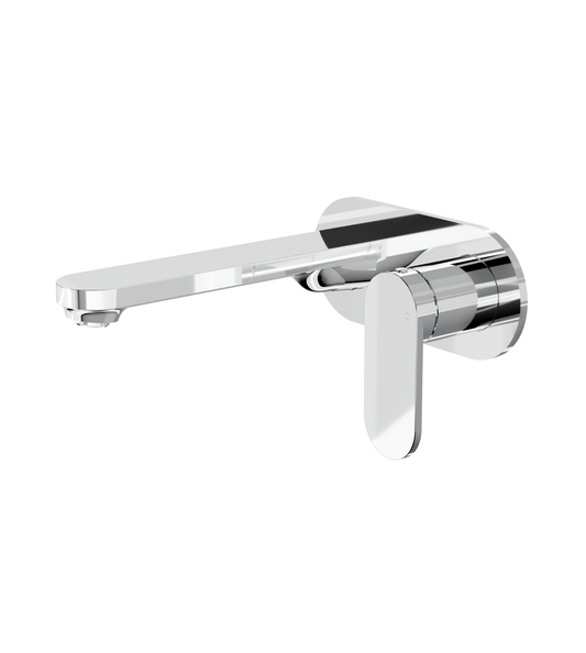 Capo 1-Plate Wall Basin or Bath Mixer - Chrome