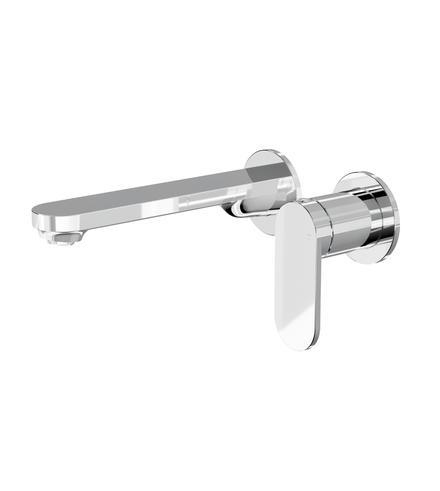 Capo 2-Plate Wall Basin or Bath Mixer - Chrome