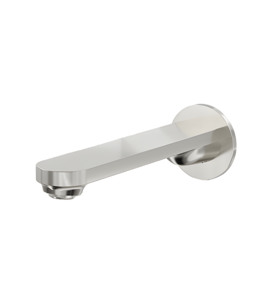 Capo Wall Mount Basin or Bath Spout - Brushed Nickel