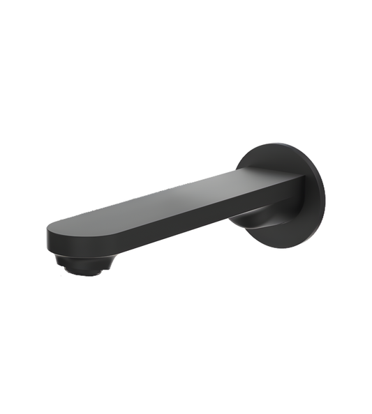 Capo Wall Mount Basin or Bath Spout - Matte Black