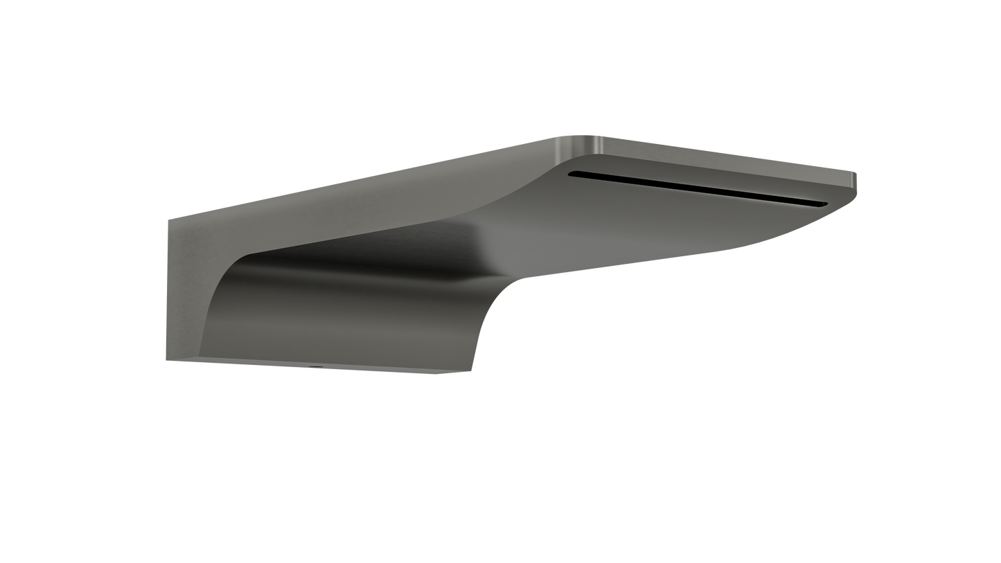 Cascada S2 Waterfall Bath Spout - Gunmetal