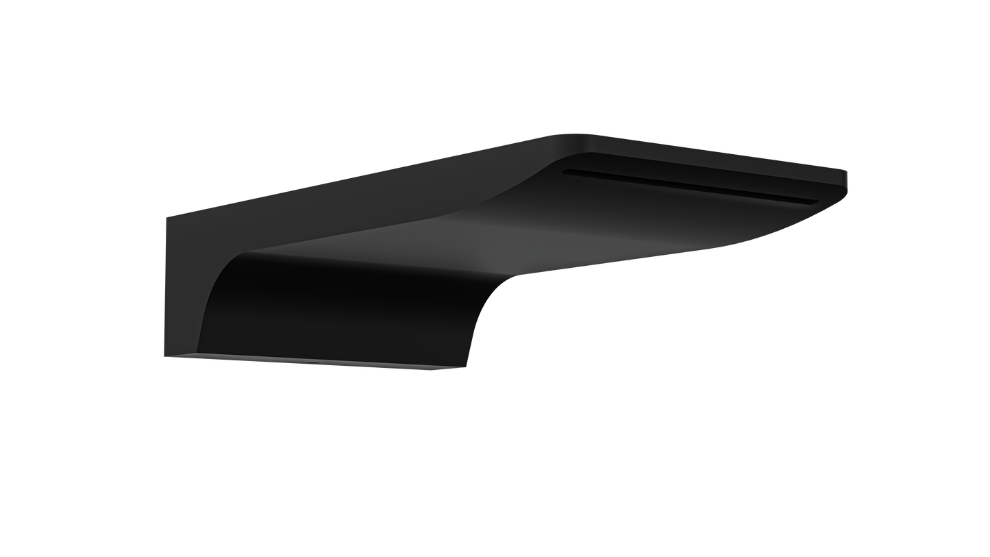 Cascada S2 Waterfall Bath Spout - Matte Black
