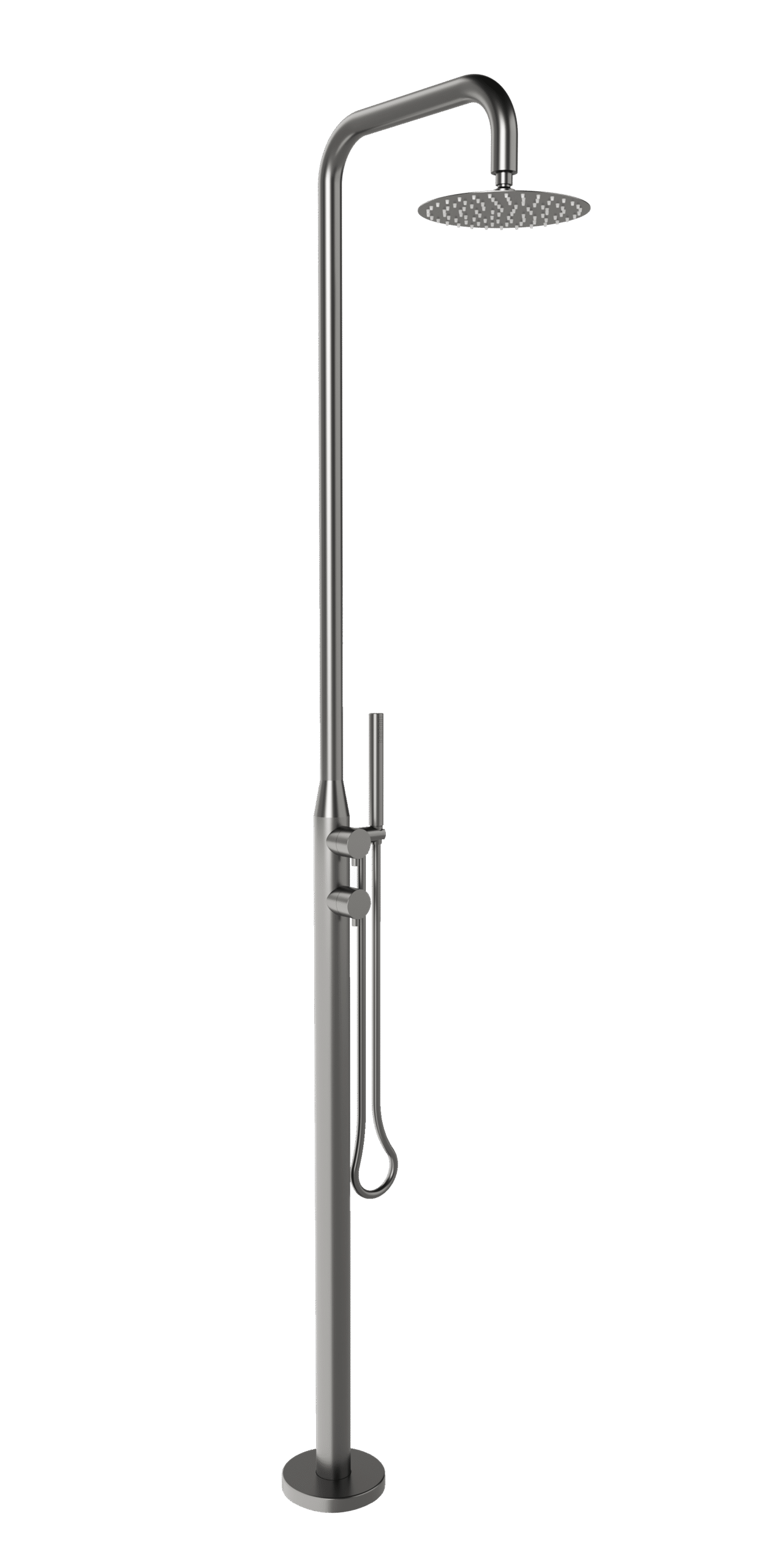 Lamezia Marine Grade Outdoor Shower - Gunmetal