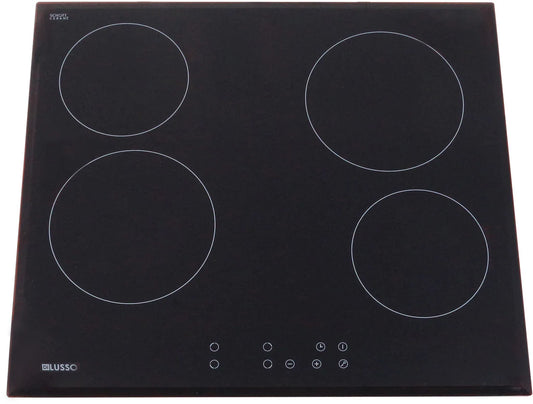 600mm Ceramic Cooktop - 4 Zones - Bevelled Edged Schott Glass with Touch Controls