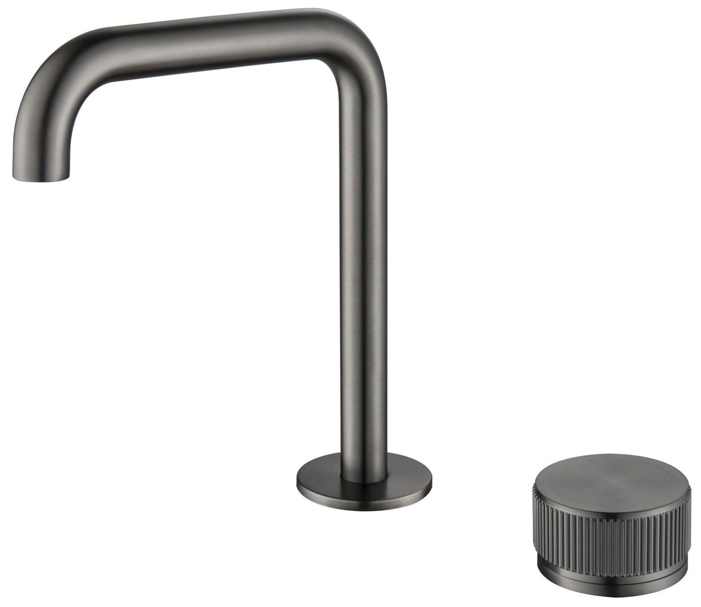 Mica Basin Hob Spout & Mixer - Gunmetal - (BOM)