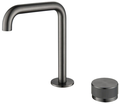 Mica Basin Hob Spout & Mixer - Gunmetal - (BOM)