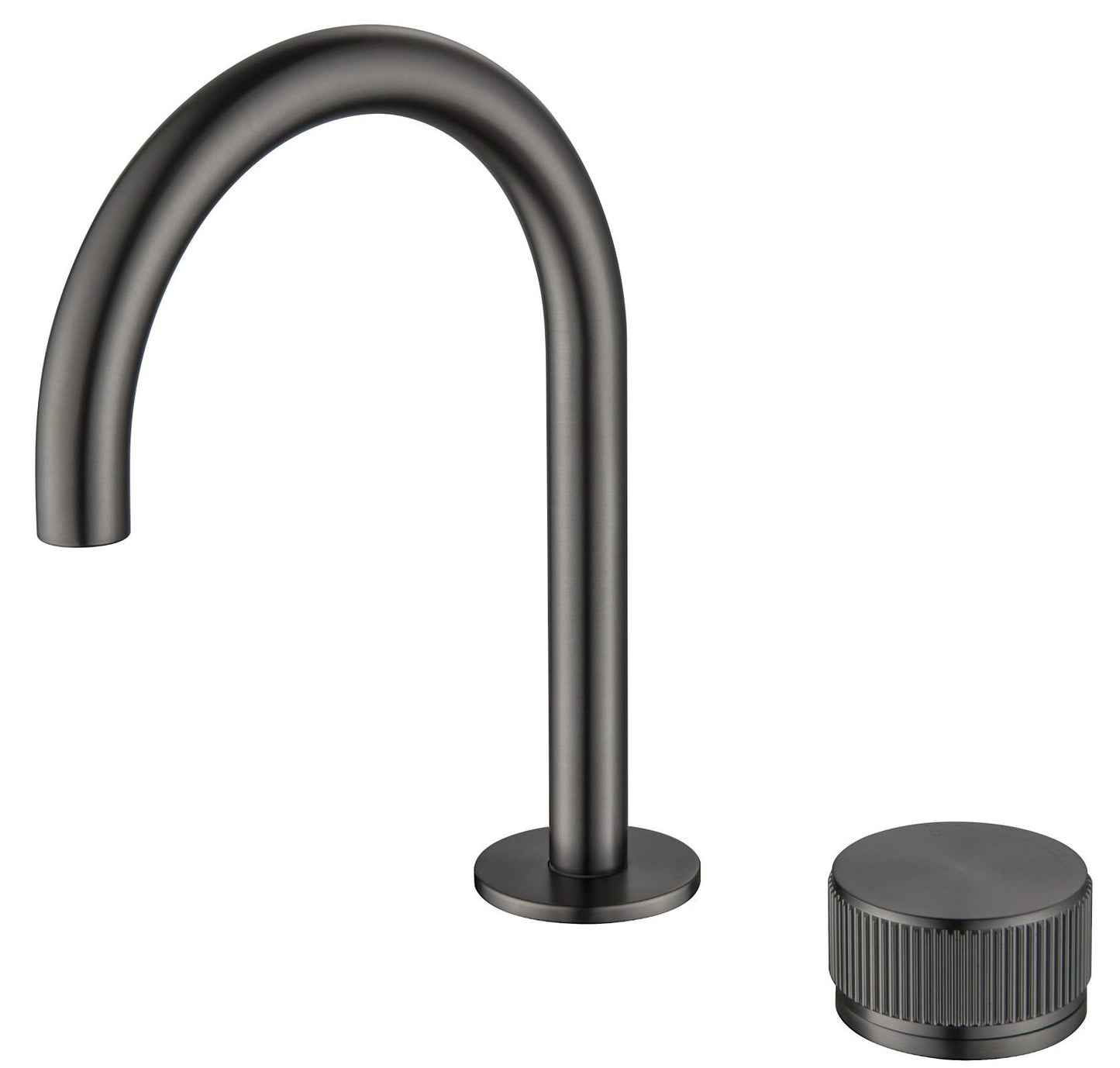 Mica Basin Hob Spout & Mixer - Gunmetal - (BOM)