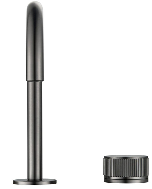 Mica Basin Hob Spout & Mixer - Gunmetal - (BOM)