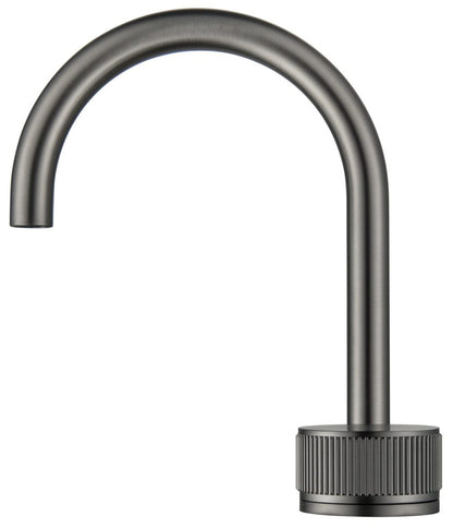Mica Basin Hob Spout & Mixer - Gunmetal - (BOM)
