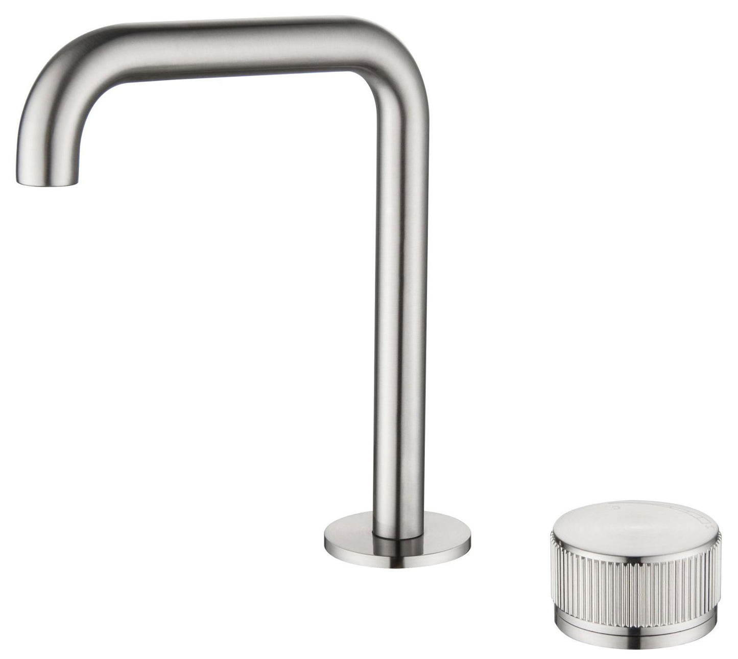 Mica Basin Hob Spout & Mixer - Brushed Nickel - (BOM)