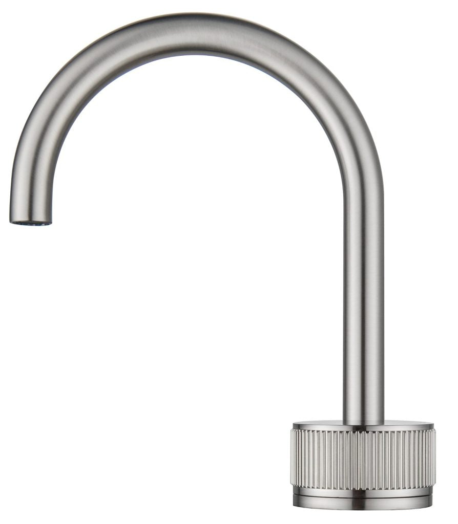 Mica Basin Hob Spout & Mixer - Brushed Nickel - (BOM)