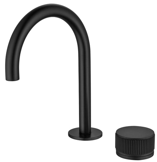 Mica Basin Hob Spout & Mixer - Black - (BOM)