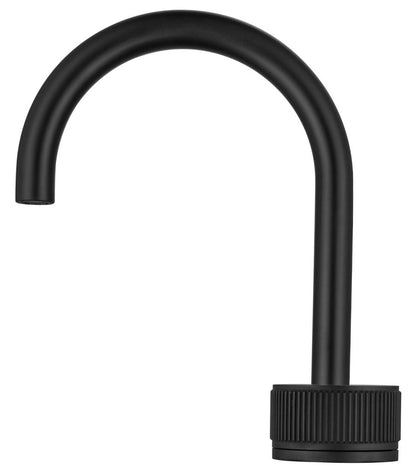 Mica Basin Hob Spout & Mixer - Black - (BOM)