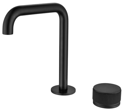 Mica Basin Hob Spout & Mixer - Black - (BOM)