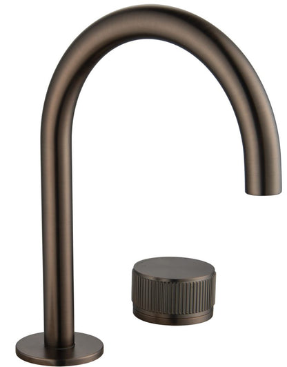 Mica Basin Hob Spout & Mixer - Dusk Bronze - (BOM)